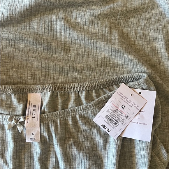 Auden Medium Variegated Ribbed Pajama Skirt- NWT - Picture 4 of 5